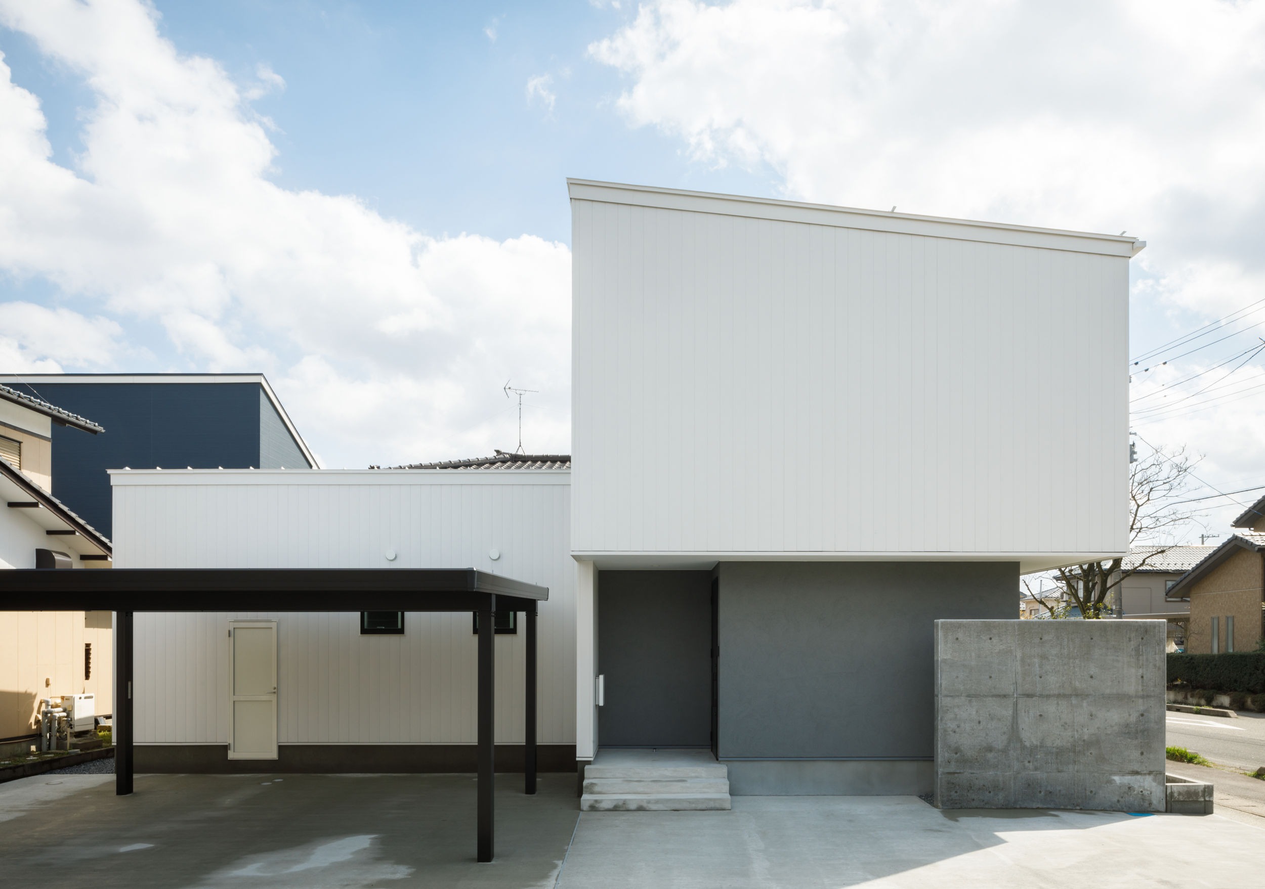 中庭のある家-White house